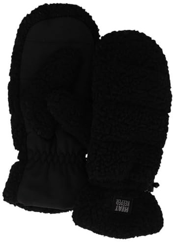 Morethansocks Thermo Fäustlinge Herren – Schwarz – Warme Teddyfutter Winterhandschuhe – Winddicht und Wasserabweisend – Ideal zum Radfahren, Wandern, Outdoor-Sport und für den Alltag