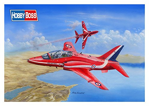 Hobbyboss 81738 RAF Red Arrows Hawk T MK1/1a Plastic Model Kit, 1:48 Scale