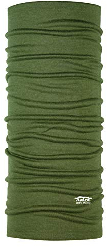 P.A.C. Merino Wool Jagd Multifunktionstuch - Schlauchtuch, Halstuch, Schal, Unisex, 10 Anwendungsmöglichkeiten
