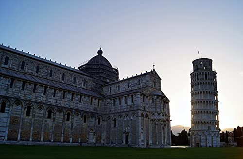 hansepuzzle 62856 - Pisa Puzzle 500 Teile | Religion Puzzle mit hochwertiger Puzzle Aufbewahrung: Kartonbox und wiederverschließbarem Beutel | Puzzle-Maße: 46 x 30 cm