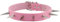 Eigso PU Lederhalsband Kragen Halsreif Vintage Goth Punk Style Knopfverschluss verstellbar (Pink)