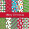 Weihnachten Muster Baumwollstoff, Bprtcra Stueck Muster Baumwollstoff Stoffpakete Patchwork Stoffe Baumwolle Stoffreste Paket Stoffpakete, für DIY-Dekorationen, 50 x 50cm (10 Stück - Type-B)