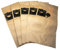 vhbw 5x Sacs compatible avec Festool CT/CTL/CTM 22, FIS-CT 22/5 aspirateur - papier, 60cm x 26.6cm, marron