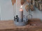 Chic Antique Kerzenhalter Krone mit Henkel Zink Antik Kerzenleuchter Leuchter für Stabkerzen 64477-00