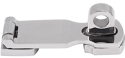 Chiusura per boccaporto Marino 75 mm per Barca in Acciaio Inox per gavone con Chiusura a Scatto Portello Marino Anti-sonaglio, Serie Barca/Yacht,Pezzi di Ricambio per Barche,Yacht