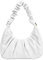 ECOTISH Damen Umhängetasche Bag Umhängetasche Kleine Schultertasche Tasche PU Leder Handtaschen Elegant Clutch Geldbörse Crossbody Bag für Hochzeit Party (Weiß)
