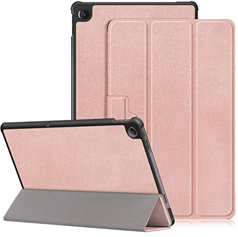 DINGGUAGUA Custodia per Lenovo Tab M10 Plus 3rd Gen 10.6 Pollici 2022 TB-125F TB-128F 2022 Tablet, Ultra-sottile Cover con Funzione,Oro rosa