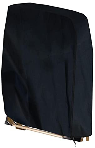 Harrington Marley Garden Folding Chair Cover, Black Sun Lounger Cover, Patio Reclining Chair Sunbed/Deck Chair Cover, Waterproof 210D Oxford Fabric Outdoor Sunbed Cover