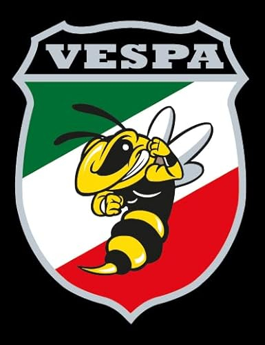 Vespa Piaggio Emblem Kaskade 3D-Aufkleber-Gel GT GTS GTV LX LXV S Logo VE-032