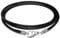 Black Leather Necklace Cord with Stainless Steel Clasp - Jewellery Making String for Pendants, Charms & Beads | Adjustable Bracelet Rope DIY Craft Supplies