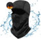 Pyrafox Herren & Damen Wasserdicht Sturmhaube - Winter Balaclava Mütze Helm Haube Maske für Ski Fahrrad Motorrad - Optimaler Schutz & Komfort Schwarz