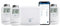 Bundle aus Homematic IP Access Point, Smart Home Gateway mit kostenloser App und Sprachsteuerung über Amazon Alexa + 3x Smart Home Heizkörperthermostat, einfache Installation, Energie sparen
