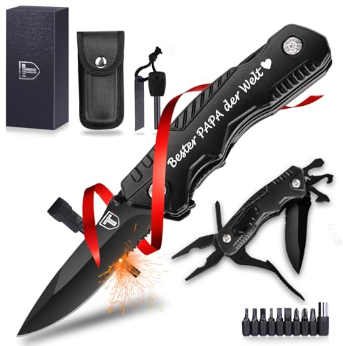 TRSCIND Cadeau pour papa, cadeau d'anniversaire pour homme, couteau multifonction
