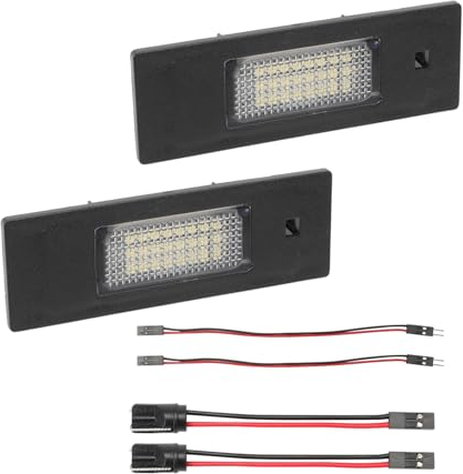 Attisfiera LED Number Plate Light for E81 E87 E63 E46 E89 F20 F12 F13 E63 E64 E85 E86 Z4 cooper r55 63267165735 LED License Number Plate Light