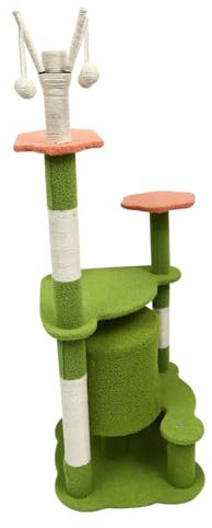 minkissy Cat Tree Climbing Frame Scratcher Nest Cat Playpen Multi-functional Pet Supply