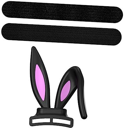 BESTonZON Gaming Headset Bunny Ears Headphone Decors for Gamers Headset Accessories Rabbit Ear Shape