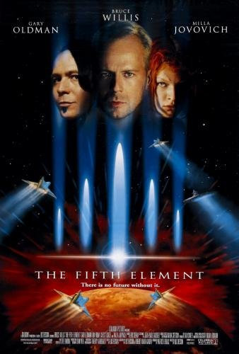 A3307 Poster Fifth Element The Movie, 28 x 43 cm