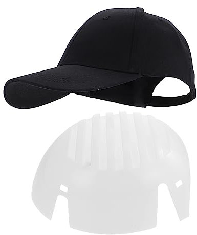 GARVALON 1 Satz Baseballkappe Anstoßkappe Einsatz Baseballmütze Schutzhelme Konstruktion Männer Anstoßkappen Für Männer Schutzhelm