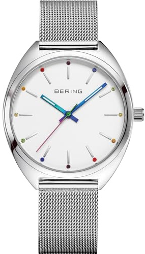 BERING Unisex Uhr Quarz Movement - Classic Collection mit Edelstahl und Saphirglas 127220-36-000-5 ATM
