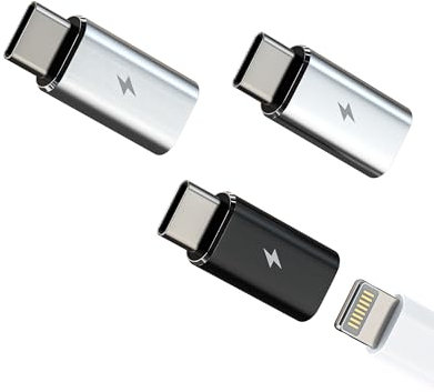 Adaptador Carga USB C A Lightning 65W (3pack)para iPhone Para Apple Hembra Cable Jack Tipo C Macho Enchufe Adapter Type C Cargador Adaptadores Para iPad Accesorios Compatible Para Samsung L-tp