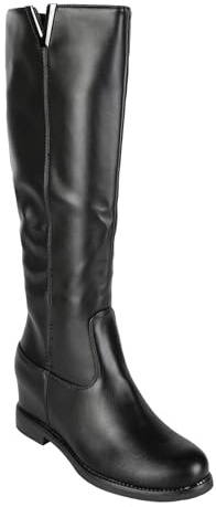 Stivali Donna con Cerniera e Zeppa Interna - Taglia 41