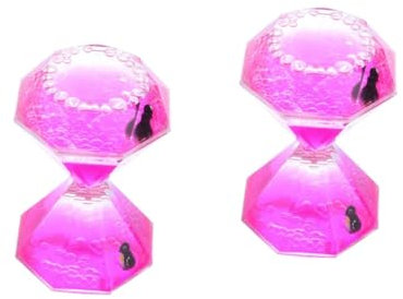 ABOOFAN 2 Pièces minuterie Liquide Jouet Enfant Jouets Enfants Jouet Original for sablier à Huile Jouet pour Enfants sablier Liquide minuterie de Liquide