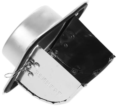 RORPOIR Clapet Anti-retour Pour Hotte De Cuisinière Résistante Au Feu Conception Portable Arrêt Du Refoulement Maintien De Lair Pur