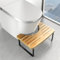Lnopever Toilettenhocker,WC Hocker fur Erwachsene,Toilettenhocker aus Bambus,gesunder und tragbarer Klohocker/WC Hocker für natürliche und Bequeme Ausscheidung 39.97 * 19.89 * 17.01 cm
