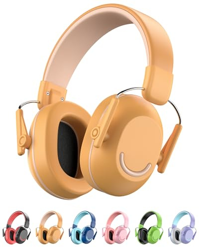 Link Dream Casque Anti Bruit Enfant, Casque Anti-bruit Enfant Pour Âge 3-16 Ans, SNR 30dB Casque Antibruit Bebe Facilement Réglable Pliable Pour l’Autisme, Feux d’Artifice, Concert