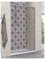 Porta doccia per Nicchia cristallo 6 mm apertura scorrevole laterale reversibile, Larghezza 150 cm, H 190 cm, Cristallo TRASPARENTE
