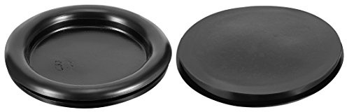 sourcing map 5 Stück Kabeldurchführung Gummi Drahtschutz Ölbeständig Gummistopfen Set Gummitüllen für Kabel Draht Elektroinstallation Kabelkanal Auto Boot 60mm Montagedurchmesser Schwarz