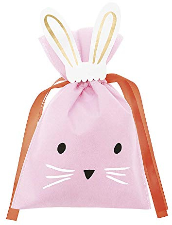 Rico Design Geschenktüte Hase rosa 20x30cm