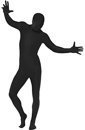 Funidelia | Déguisement Seconde Peau Noir pour Femme et Homme Taille L Originaux et Drôle - Couleur: Noir, Accessoire pour déguisement - Déguisements Amusants pour Vos soirées.