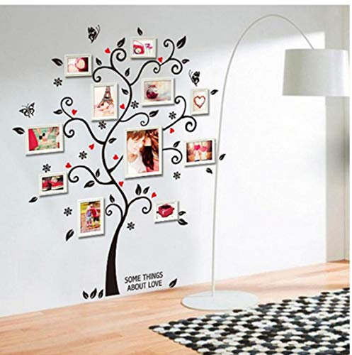 Case Cover Bilderrahmen-Wand-Aufkleber Speicher Baum Removable Foto Baum-Wand-abziehbilder Adhesive Wandaufkleber Wandkunst-dekor 100 * 120cm / 40 * 48inches