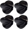 Ufixt Fits Belling 300 Series Compatible Black Oven Cooker Hob Control Knob Pack of 4