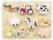 Vertbaudet Steckpuzzle Bauernhof, Holz FSC Mehrfarbig ONE Size