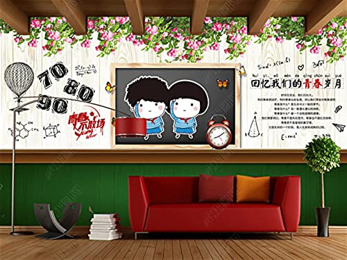 Fotomurales decorativos pared Bar restaurante temático juvenil mural 3d Papel para paredes decorativos -200cmx140cm