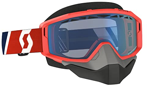 Scott Primal Snow Cross Rot/Blaue Brille (Red/Blue,One Size)
