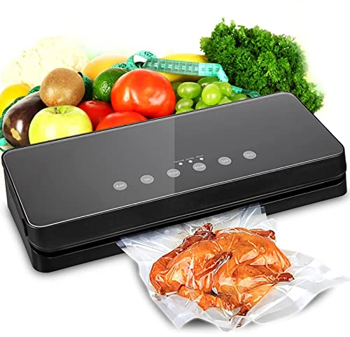 Food Sealer Vacuum Sealer, Automatic Seal A Meal Vacuum Sealer Machine, Vacumed Storage Food Sealers, Food Preservation Dry/Moist/Pulse Mode, Air Sealing Packing System, 10 Vacuum Bags