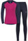 Odlo Damen Funktionsunterwäsche Set ACTIVE WARM ECO, dark sapphire - beetroot purple, XS