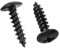 ORANXIN M6 x 30mm 40 Pcs Cabeza redonda Tornillos para madera Acero carbono Cruz Cabeza de seta Tornillos Autorroscantes
