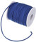 PATIKIL Suede Cord with Roll Spool 3mm 50 Yard, Flat Faux Leather Lace for Necklace Bracelet Jewelry Making Beading DIY Crafts, Dark Blue