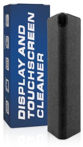 Car Screen Cleaner Spray And Wipe, 2-in-1 Spray and Microfiber Cloth Touch Screen Cleaner For Car Display, Cell Phone, Laptop, IPad, IPhone, Macbook Air, Computer (Black)