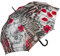 Doppler Damen Regenschirm Serpent - Stockschirm