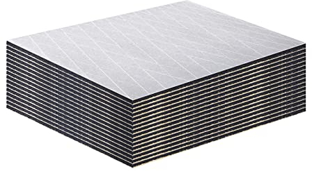 AggSound 5 Stück geschnittene Dämmplatten, 10mm 40×33cm Auto Dämmmatte selbstklebend| Schallschutzmatte| Isoliermatte (0,55㎡, 6sqft)