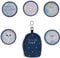 BECKMANN Button Bag Pet Friends Blue