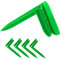 4 PZ Picchetti Ferma Telo Mare Mollette - Clips per Asciugamani da Spiaggia per Fissare - Ideale per Spiaggia, Viaggio, Campeggio o Picnic, Pioli da Spiaggia - Fermatelo (VERDE)