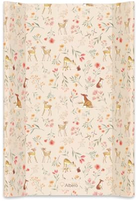 Albero Mio Hardcover-Wickeltisch | 70x47 cm | Wickeltisch für Kinderbett oder Kommode | Wickeltisch mit Sicherheitsfüßen | Babywickeltisch | Jungen- und Mädchenaufsatz | Waldgrün