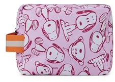 Codello Damen Peanuts™ Kosmetiktasche aus recyceltem Polyester mit Snoopy Print