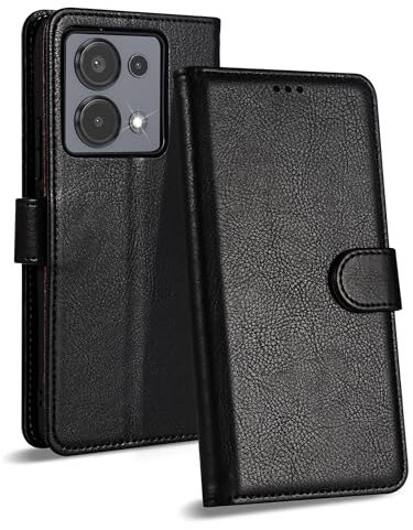 Case Collection pour Coque Xiaomi Redmi Note 13 Pro 4G - Etui en Cuir avec Fentes Cartes [Blocage RFID] Antichoc [Béquille] Housse Protection pour Coque Redmi Note 13 Pro 4G